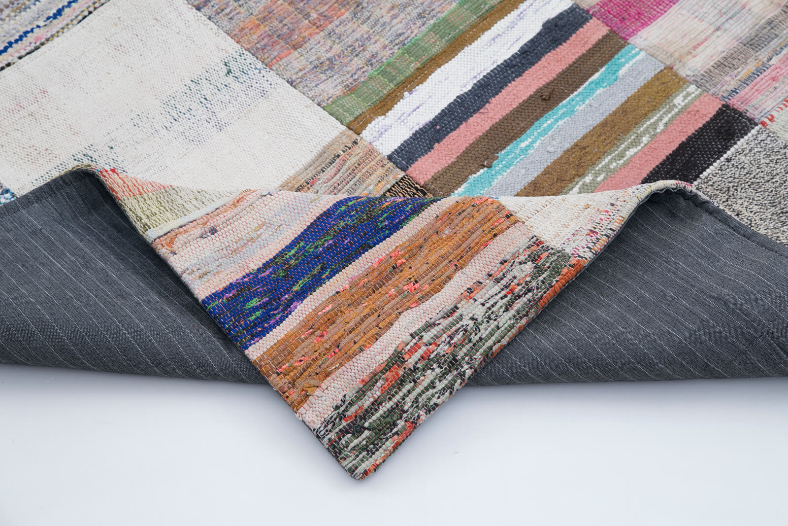 7x10 Multicolor Kilim Patchwork Rug - 30232