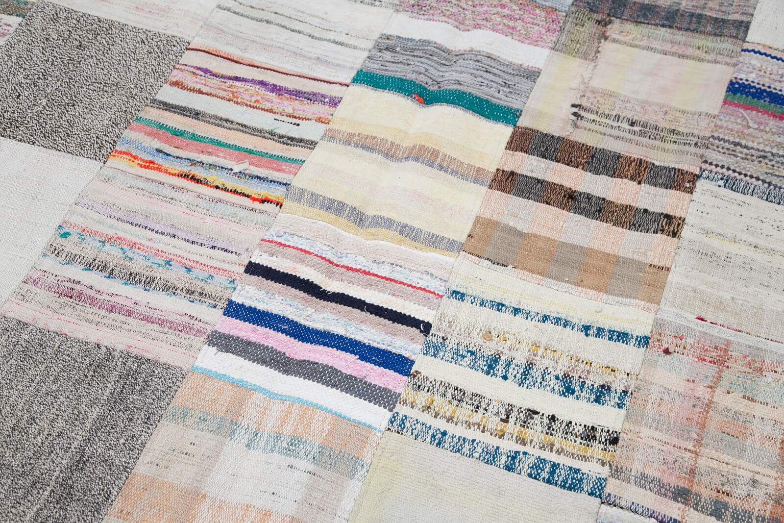 7x10 Multicolor Kilim Patchwork Rug - 30232