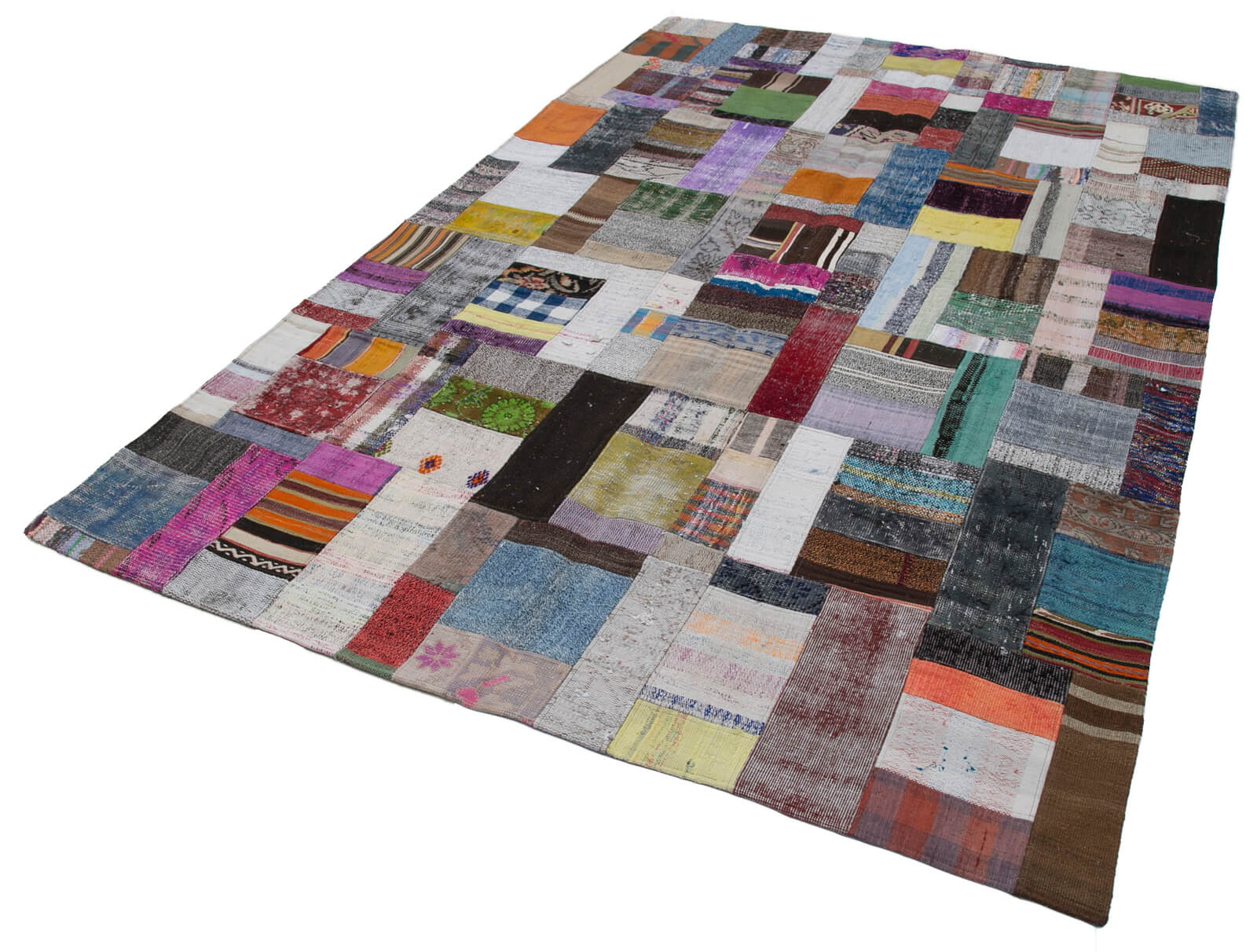 7x10 Multicolor Kilim Patchwork Rug - 30233