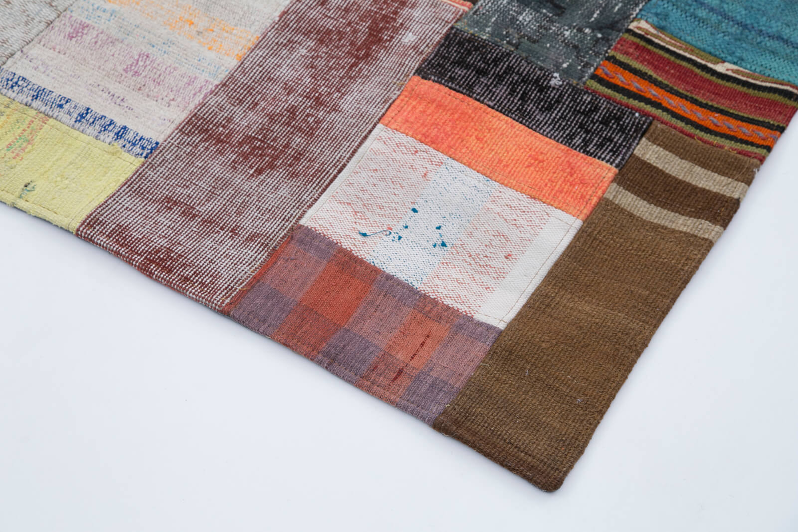 7x10 Multicolor Kilim Patchwork Rug - 30233
