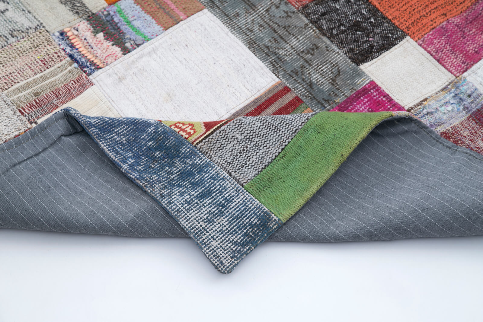 7x10 Multicolor Kilim Patchwork Rug - 30233