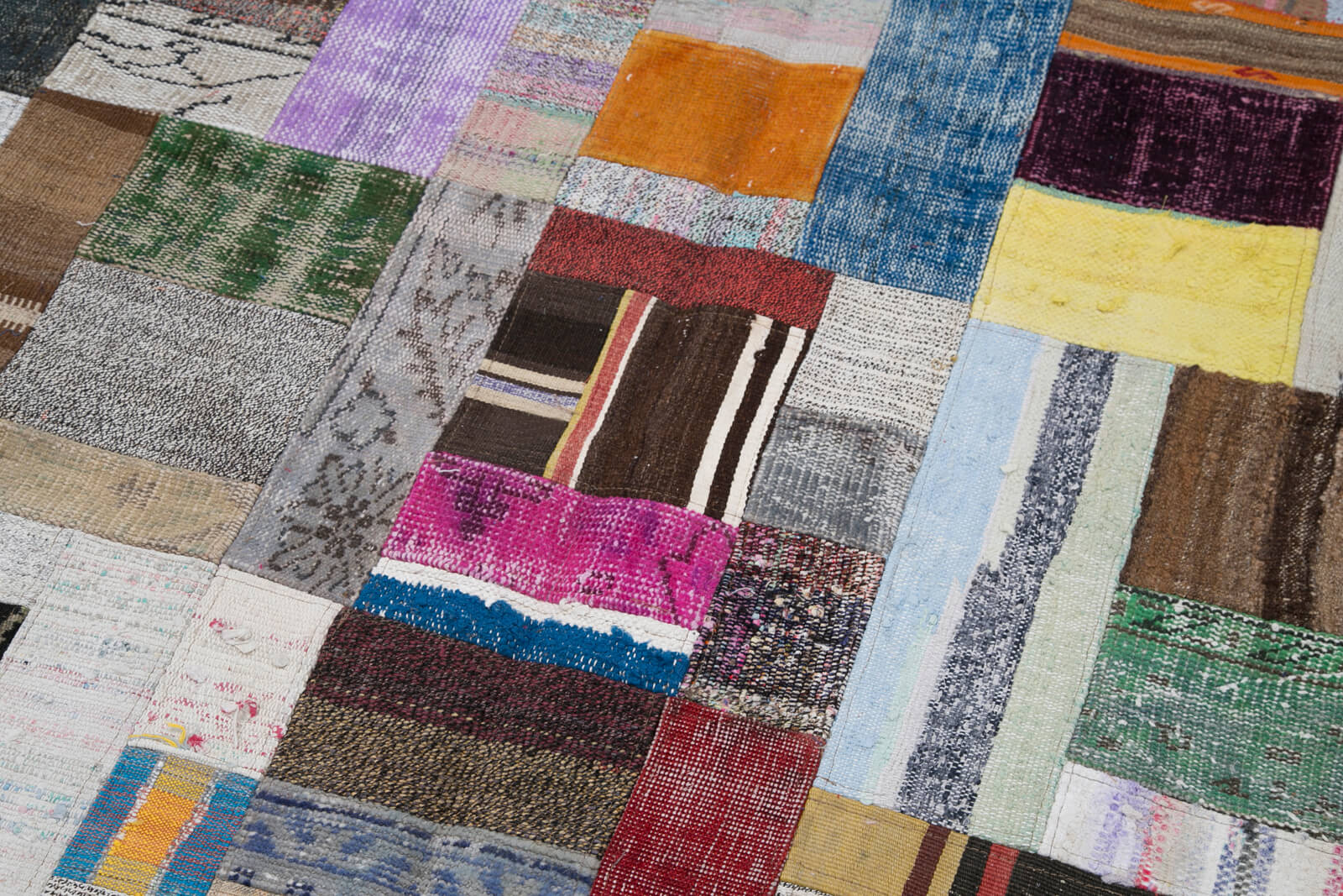 7x10 Multicolor Kilim Patchwork Rug - 30233