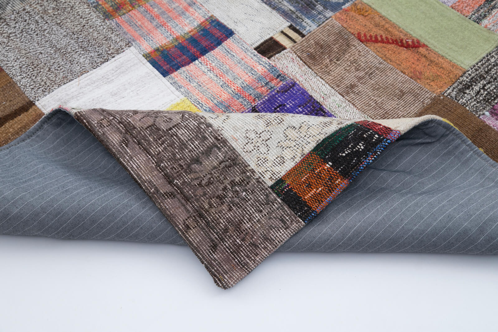 7x10 Multicolor Kilim Patchwork Rug - 30234