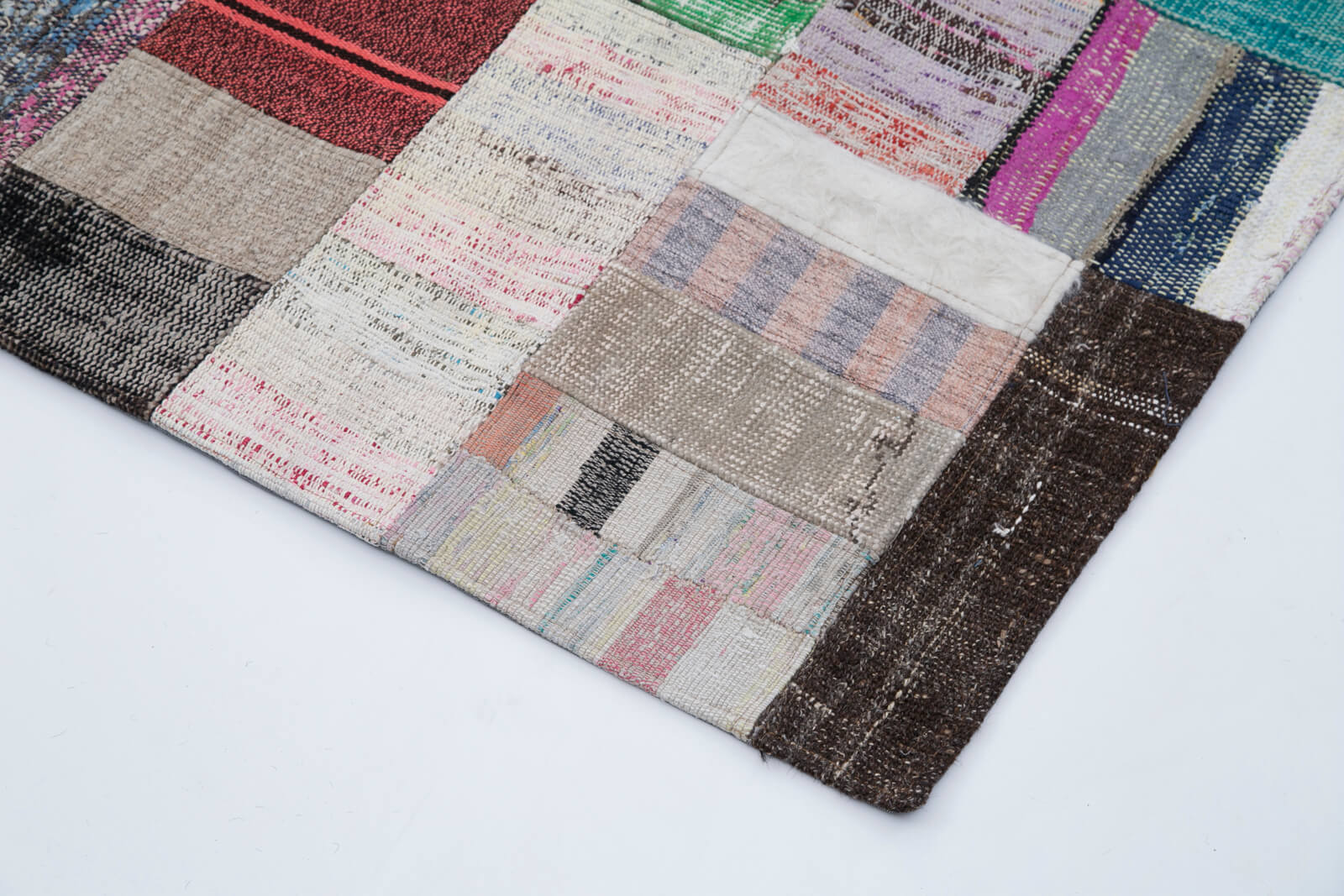 7x10 Multicolor Kilim Patchwork Rug - 30235