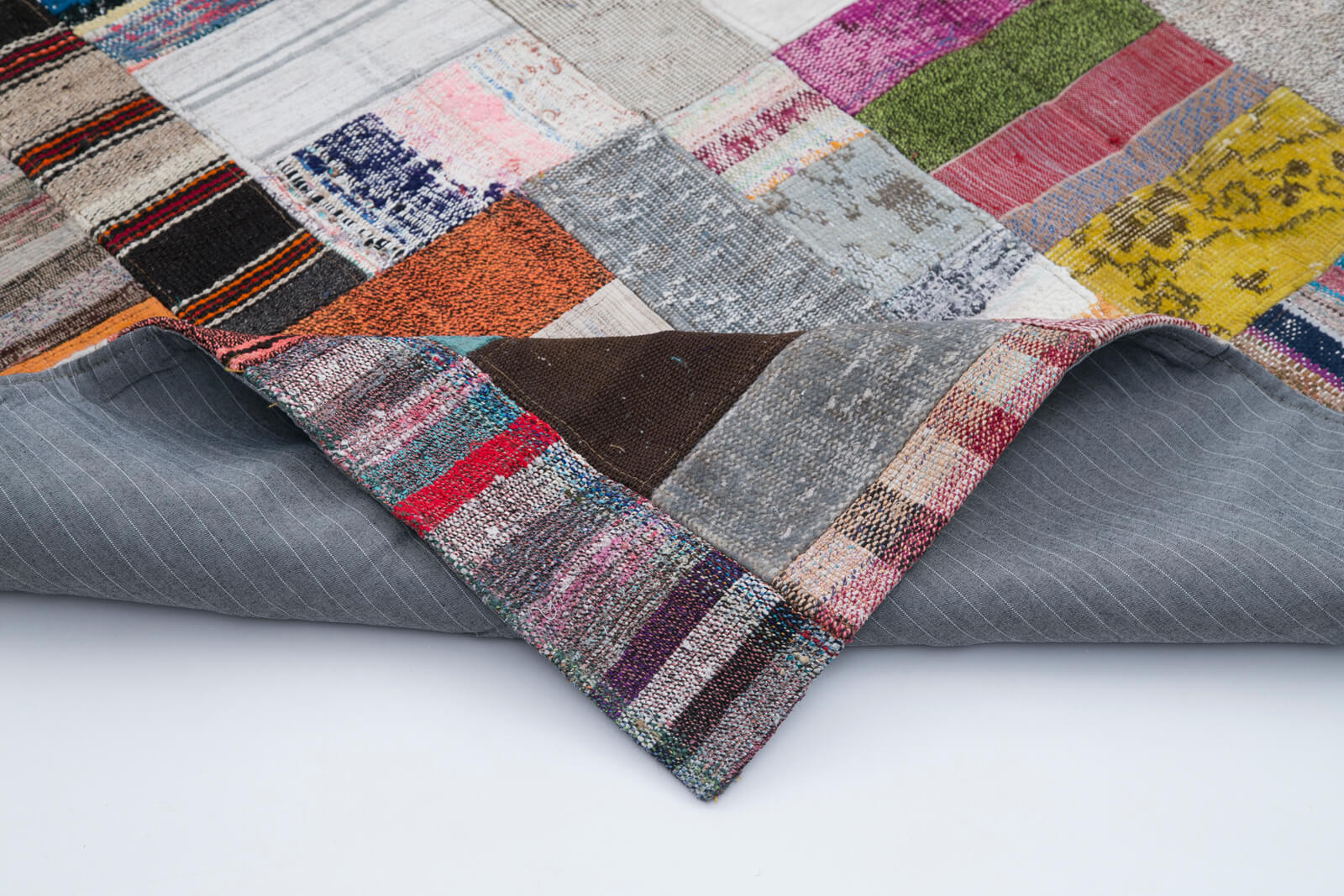 7x10 Multicolor Kilim Patchwork Rug - 30235