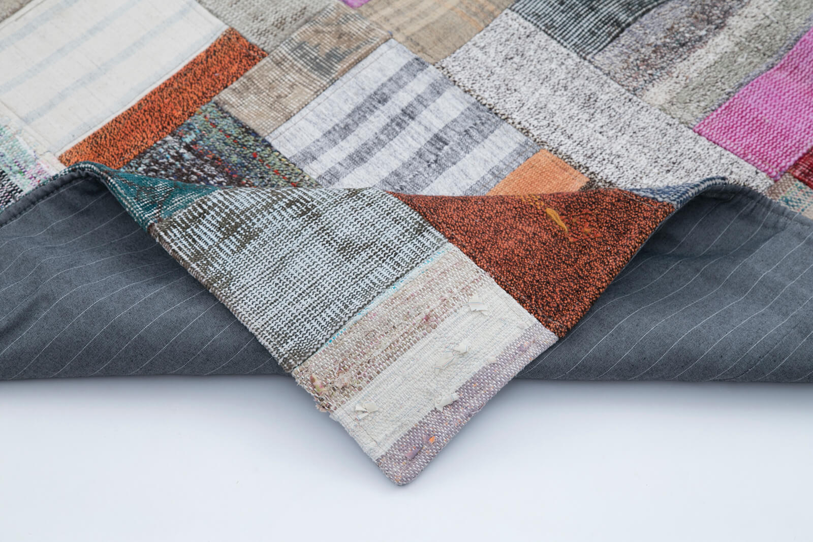 7x10 Multicolor Kilim Patchwork Rug - 30236