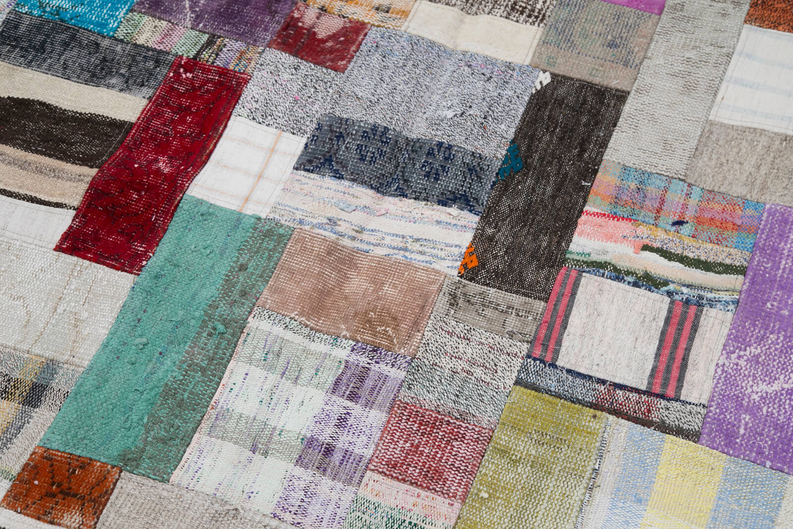 7x10 Multicolor Kilim Patchwork Rug - 30236