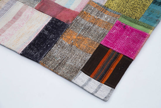 7x10 Multicolor Kilim Patchwork Rug - 30237