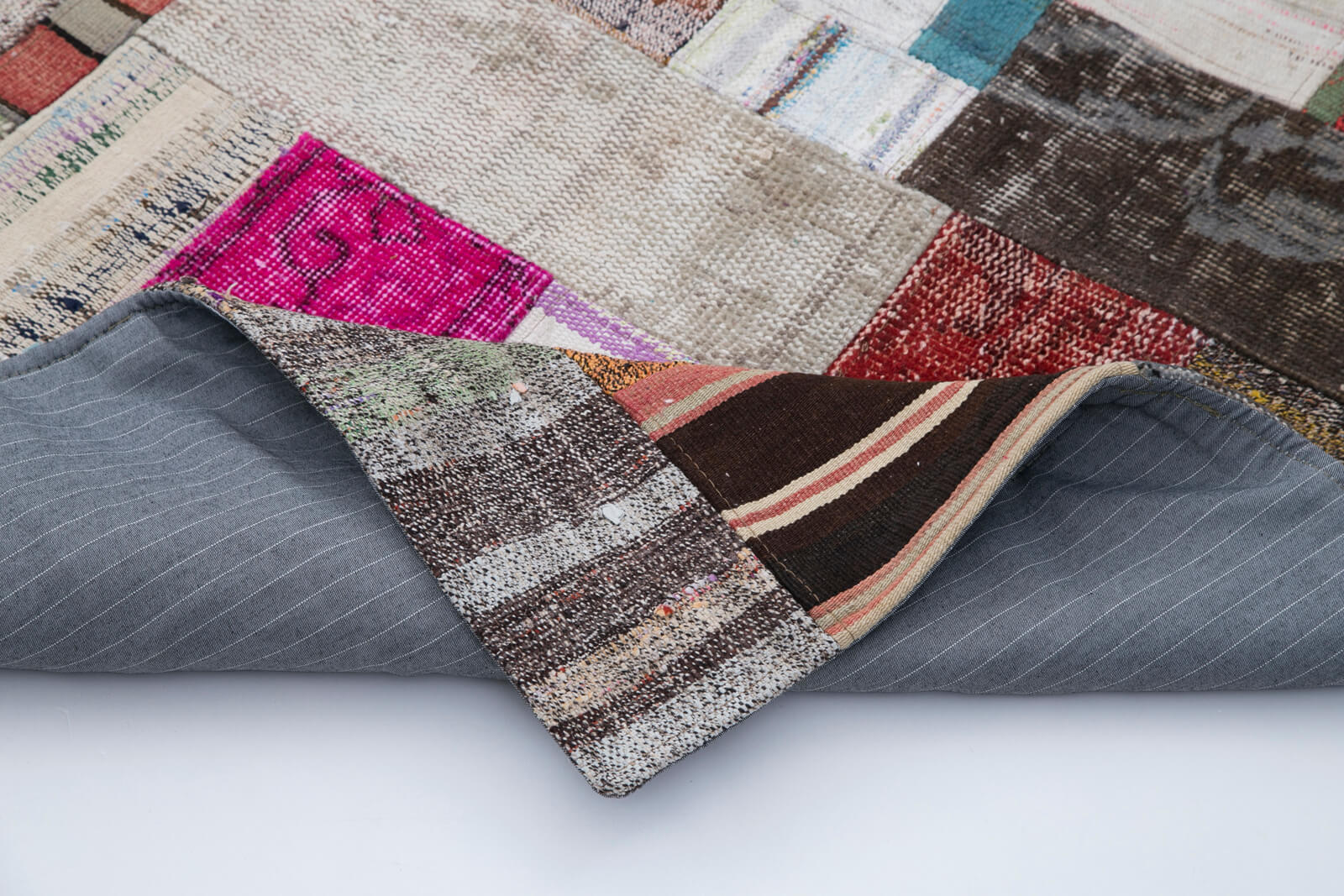 7x10 Multicolor Kilim Patchwork Rug - 30237