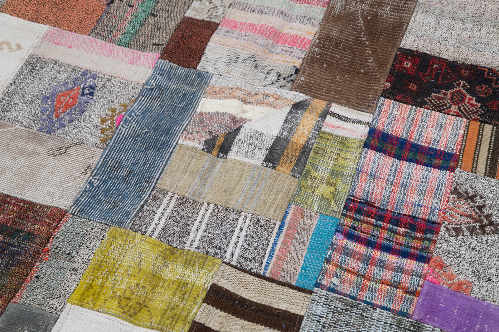 7x10 Multicolor Kilim Patchwork Rug - 30237