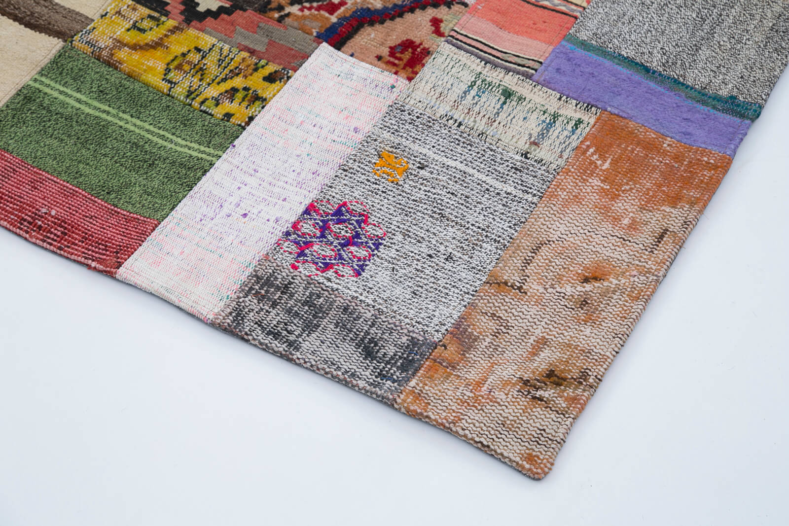 7x10 Multicolor Kilim Patchwork Rug - 30238