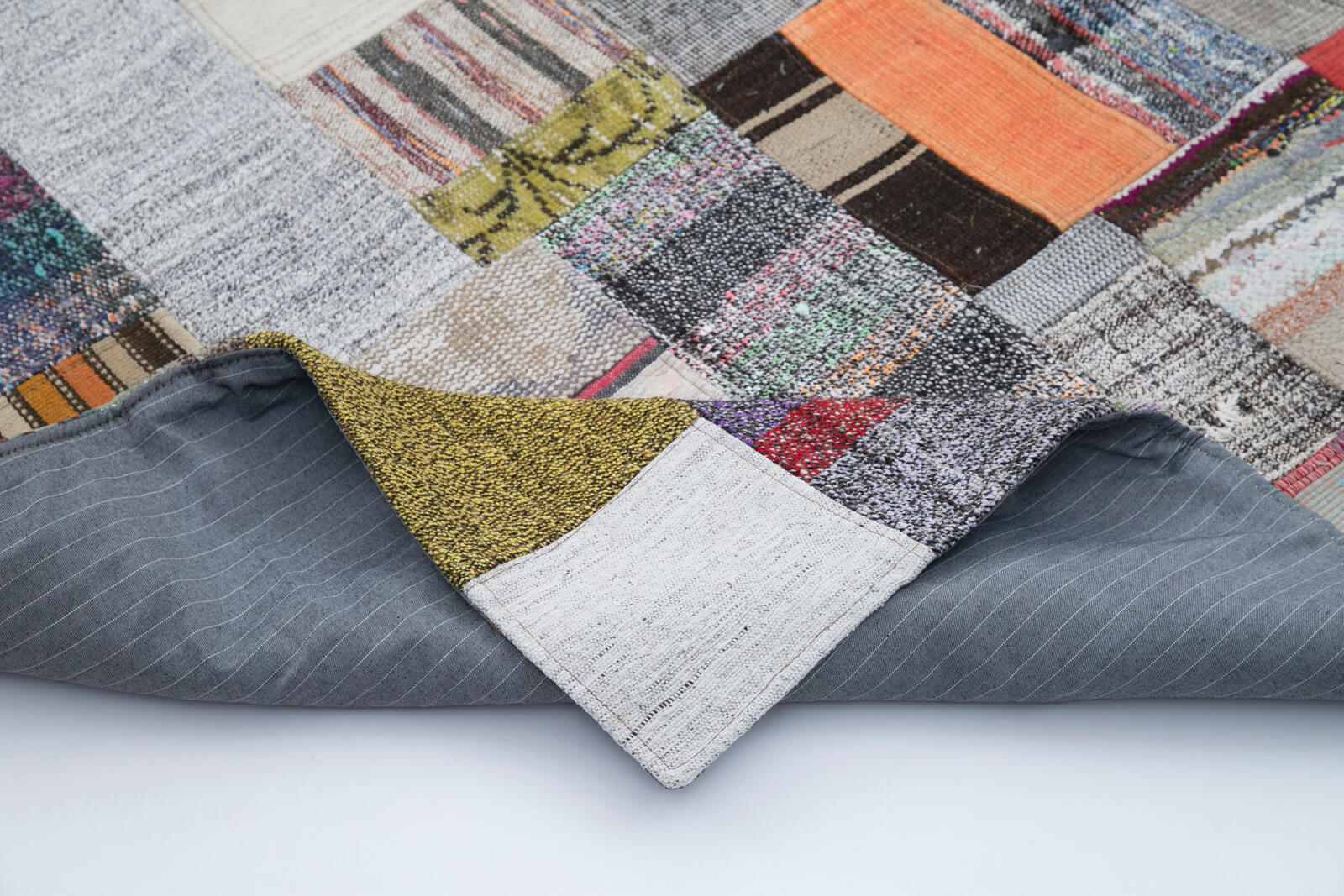 7x10 Multicolor Kilim Patchwork Rug - 30238