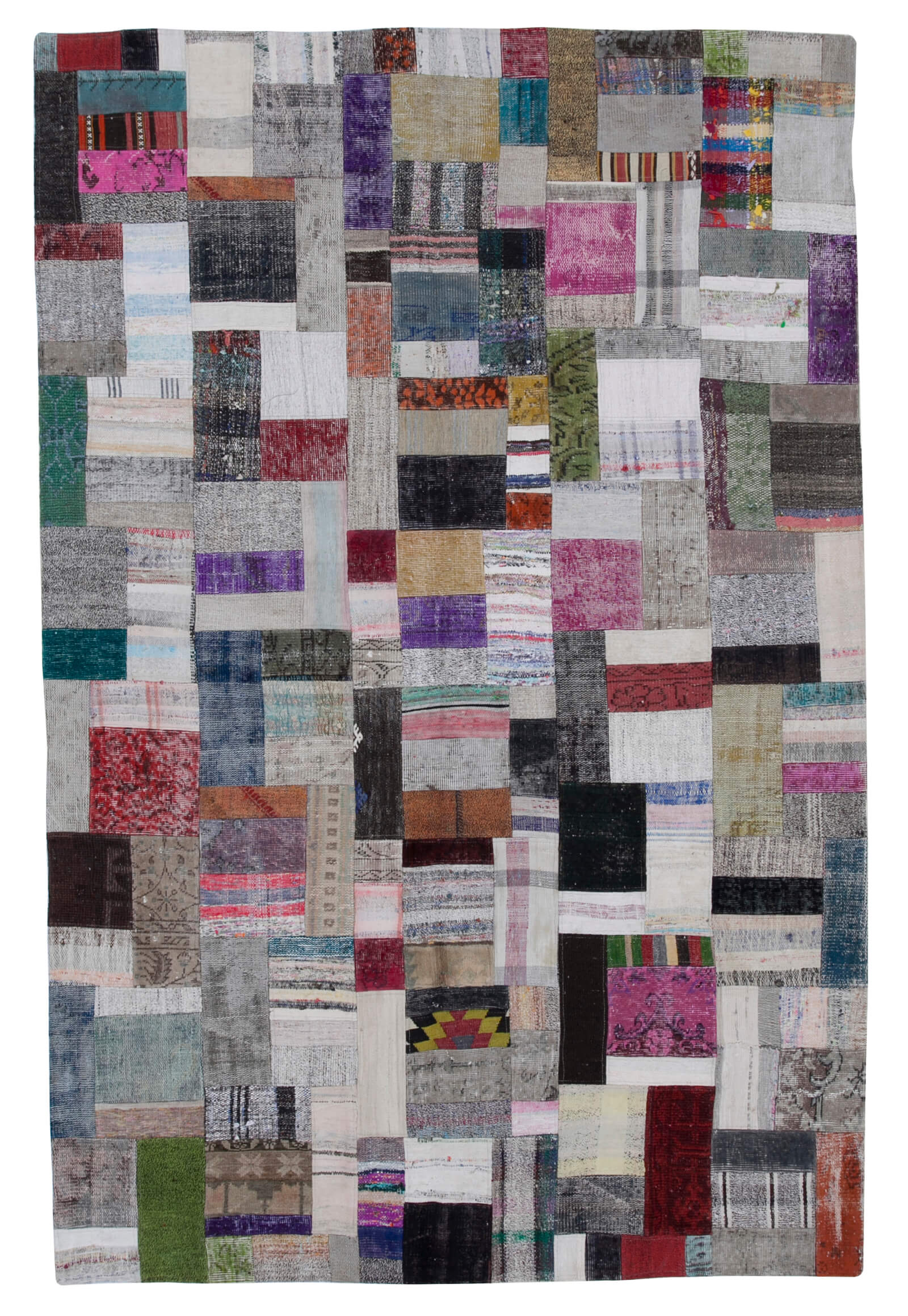 7x10 Multicolor Kilim Patchwork Rug - 30239