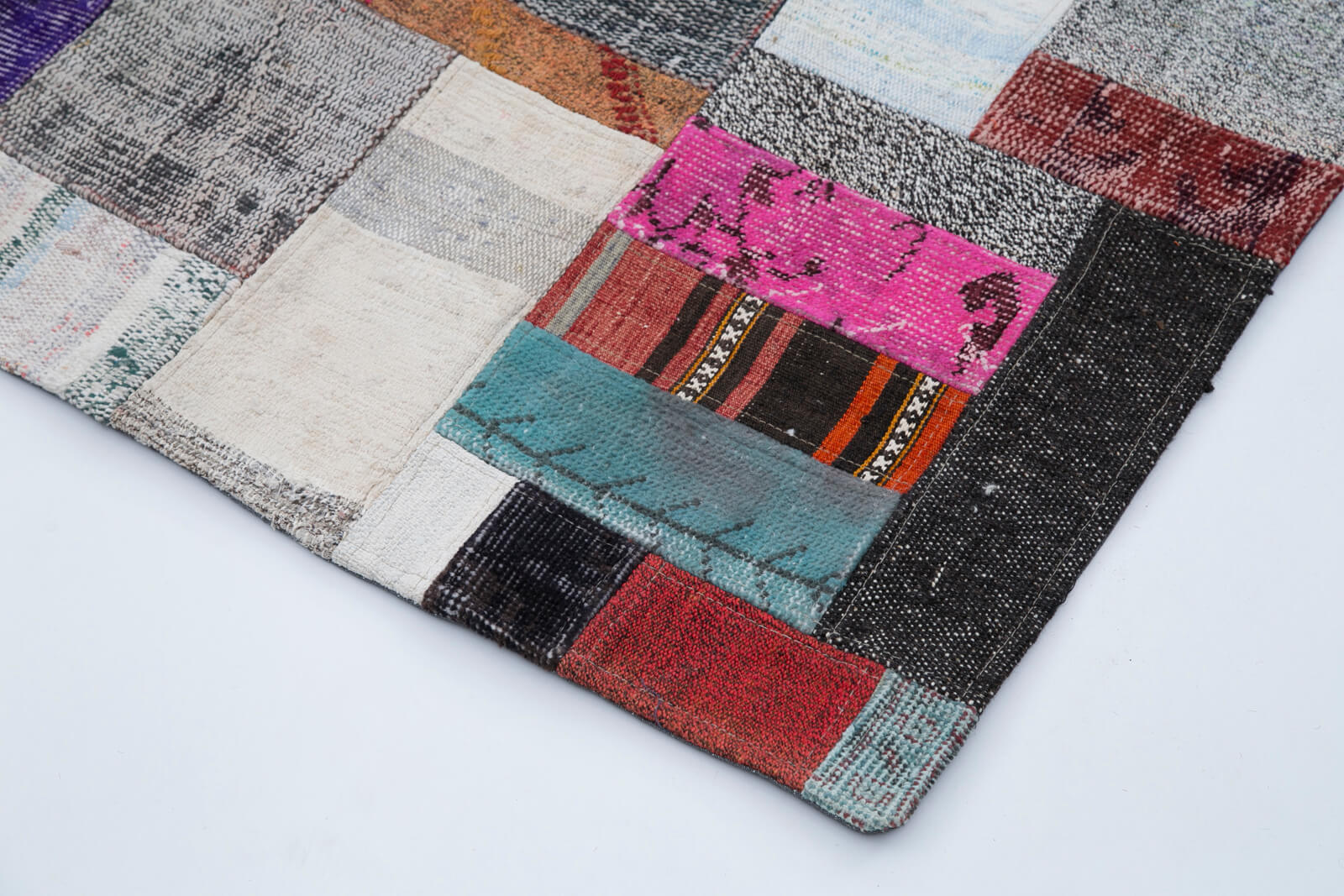 7x10 Multicolor Kilim Patchwork Rug - 30239