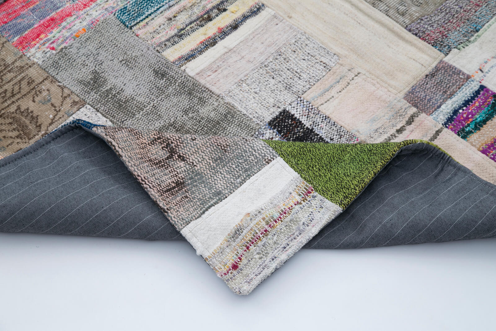 7x10 Multicolor Kilim Patchwork Rug - 30239