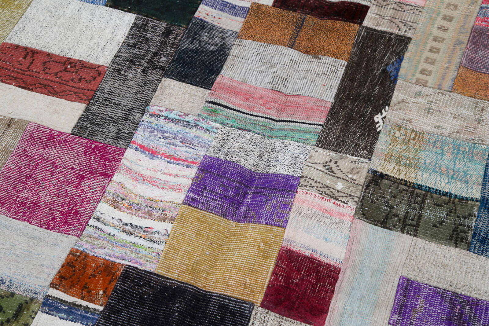7x10 Multicolor Kilim Patchwork Rug - 30239
