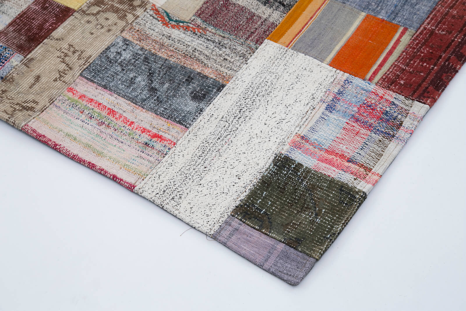 7x10 Multicolor Kilim Patchwork Rug - 30240