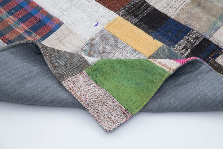 7x10 Multicolor Kilim Patchwork Rug - 30241