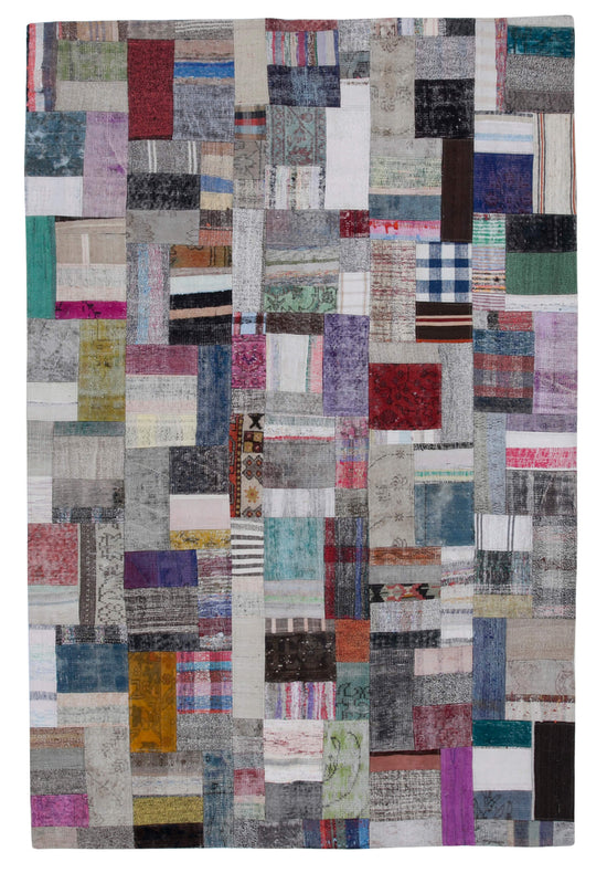 6x10 Multicolor Kilim Patchwork Rug - 30242