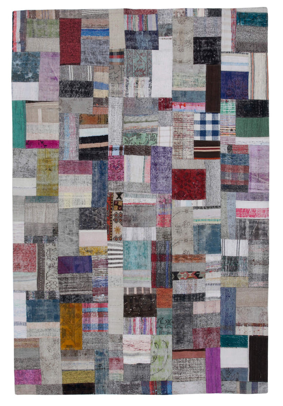 6x10 Multicolor Kilim Patchwork Rug - 30242
