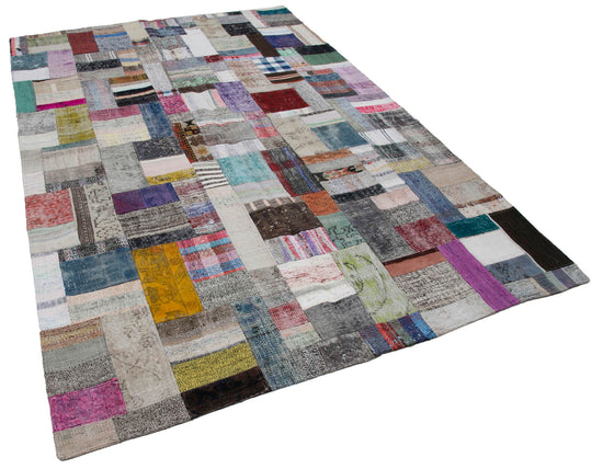 6x10 Multicolor Kilim Patchwork Rug - 30242