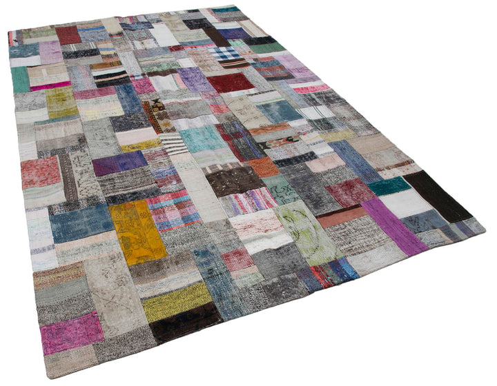 6x10 Multicolor Kilim Patchwork Rug - 30242