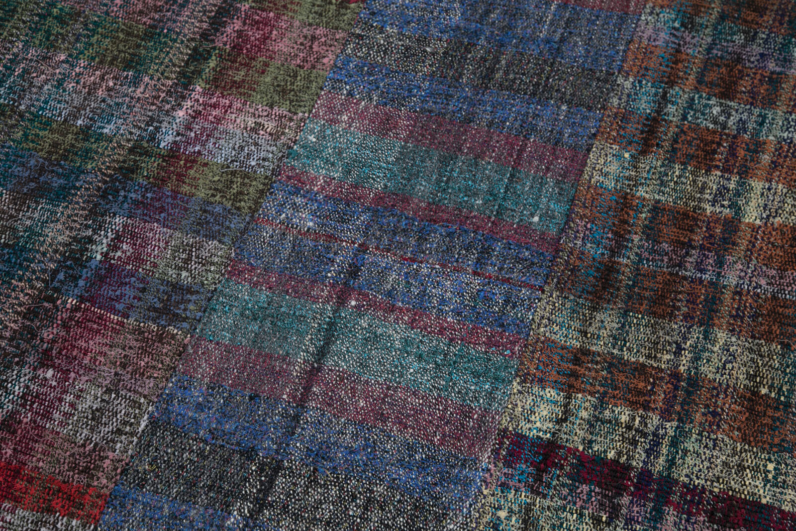7x10 Multicolor Kilim Patchwork Rug - 30243