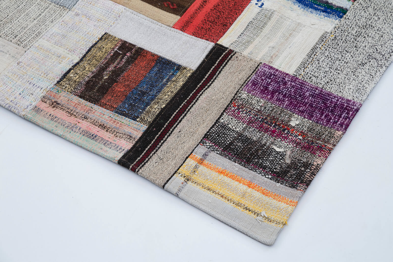 7x10 Multicolor Kilim Patchwork Rug - 30244