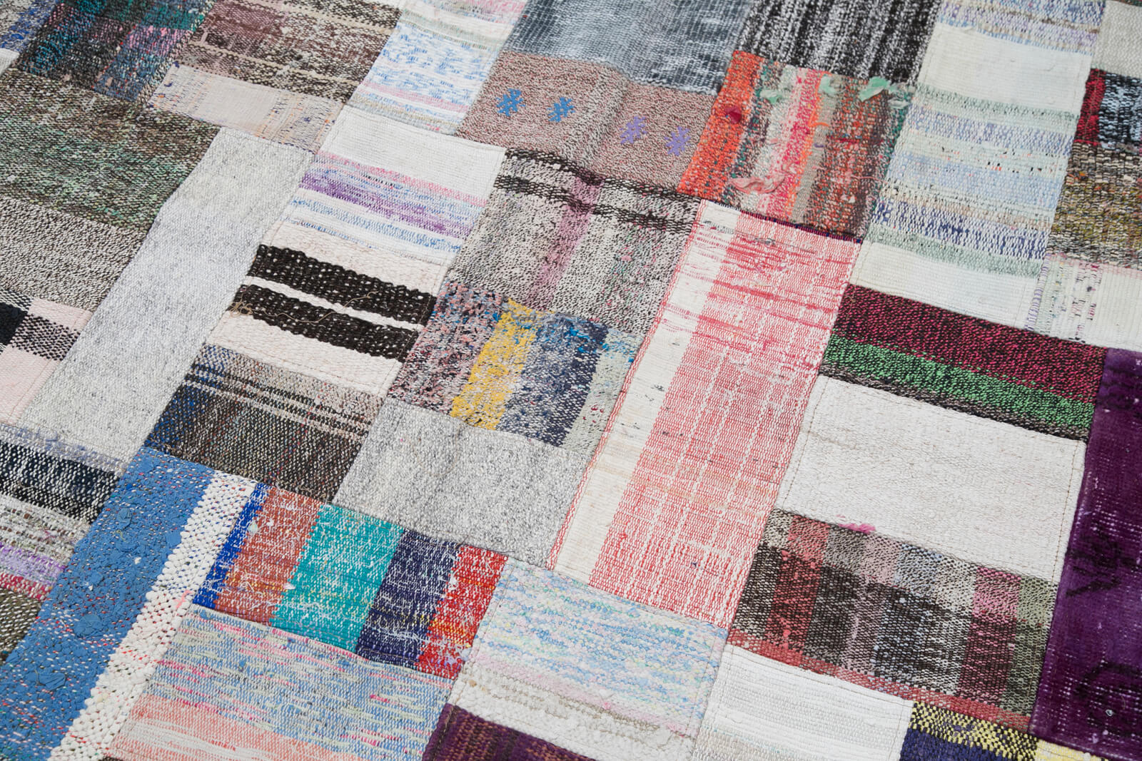 7x10 Multicolor Kilim Patchwork Rug - 30244