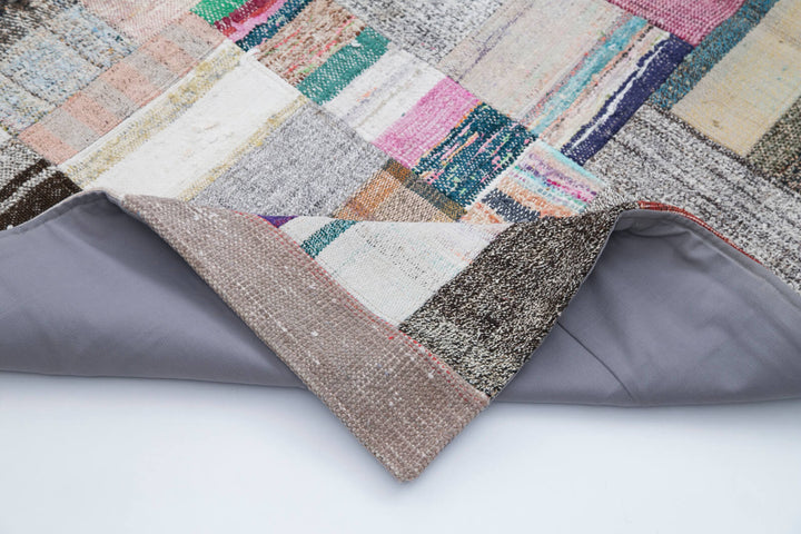 7x10 Multicolor Kilim Patchwork Rug - 30245