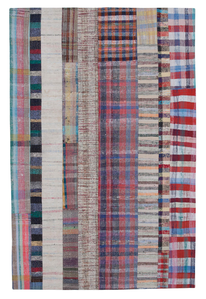 6x10 Multicolor Kilim Patchwork Rug - 30246