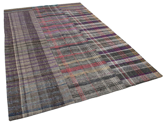 7x10 Multicolor Kilim Patchwork Rug - 30248