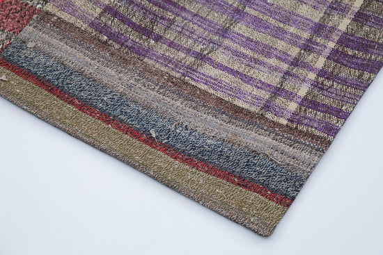 7x10 Multicolor Kilim Patchwork Rug - 30248