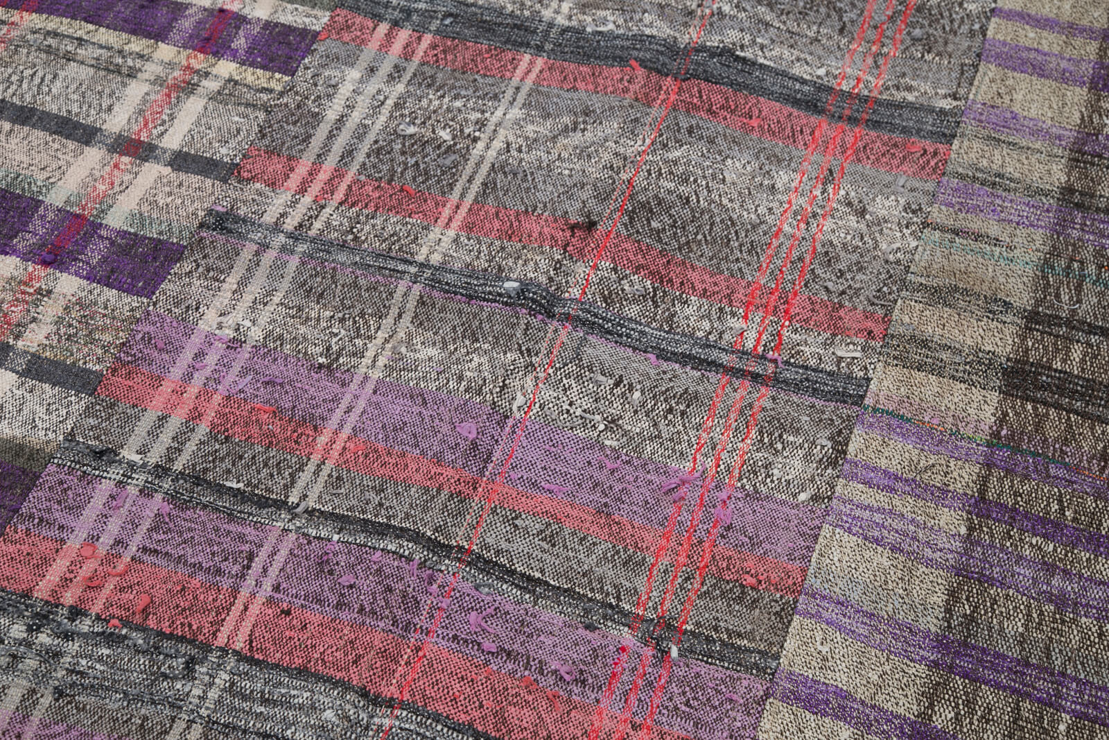 7x10 Multicolor Kilim Patchwork Rug - 30248