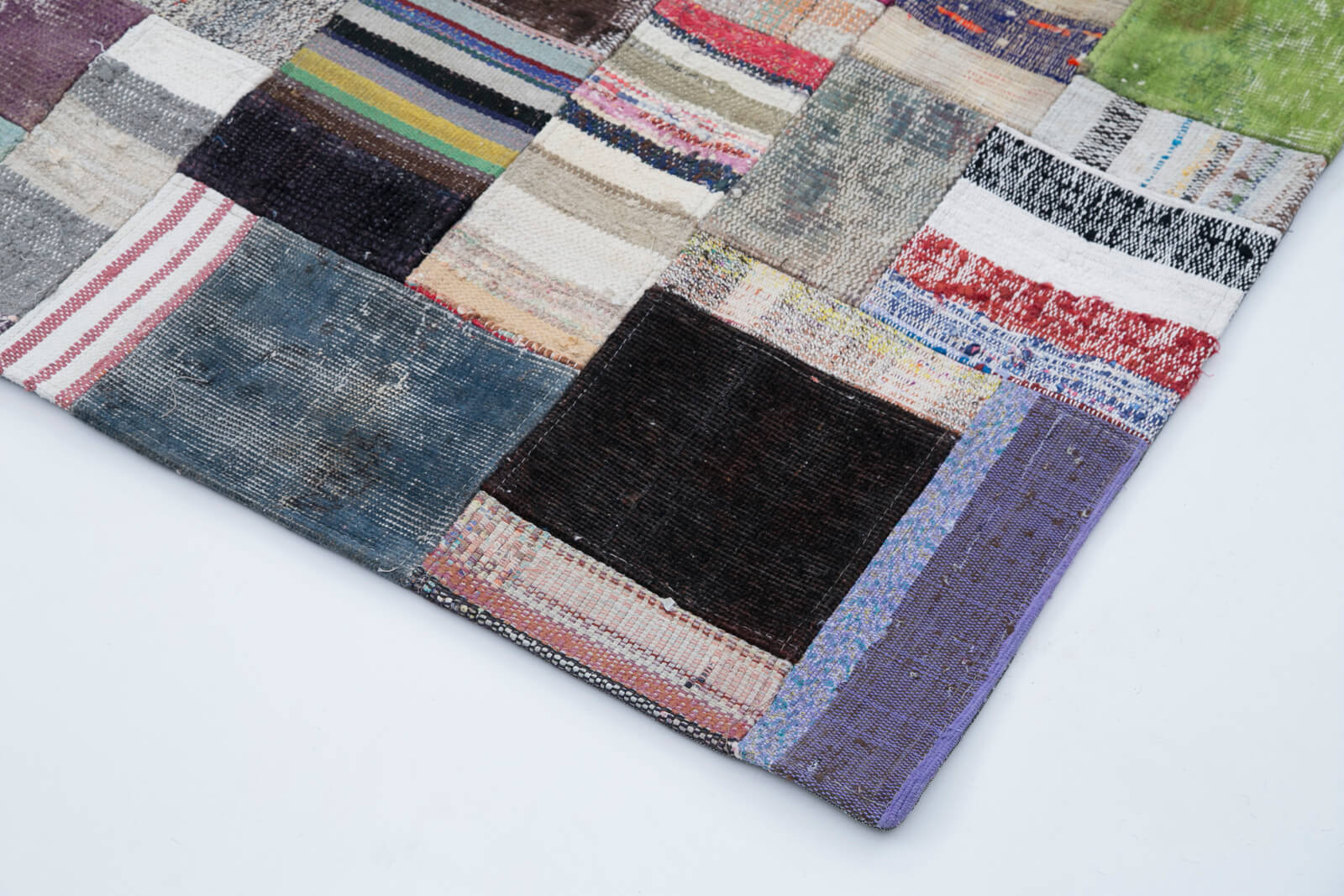 7x10 Multicolor Kilim Patchwork Rug - 30249