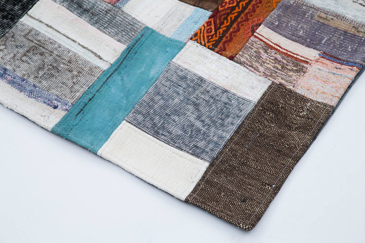 7x10 Multicolor Kilim Patchwork Rug - 30250