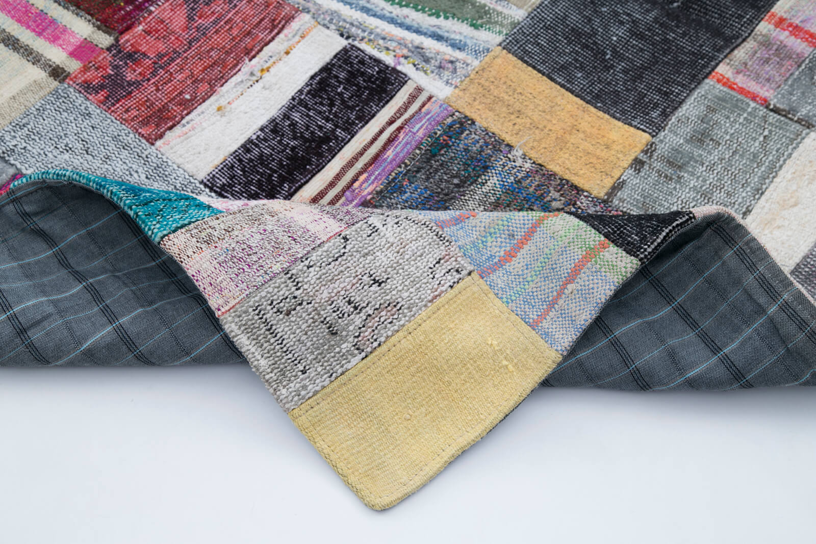 7x10 Multicolor Kilim Patchwork Rug - 30250
