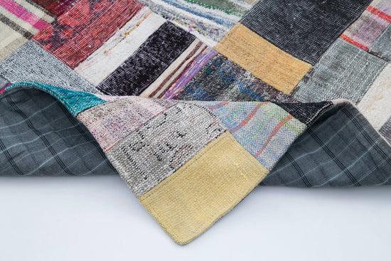 7x10 Multicolor Kilim Patchwork Rug - 30250