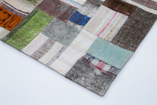 7x10 Multicolor Kilim Patchwork Rug - 30251