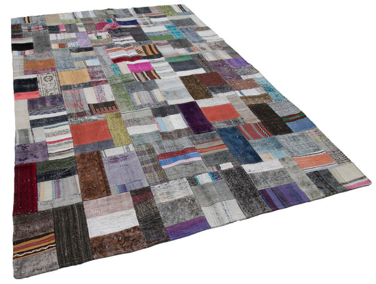7x10 Multicolor Kilim Patchwork Rug - 30252