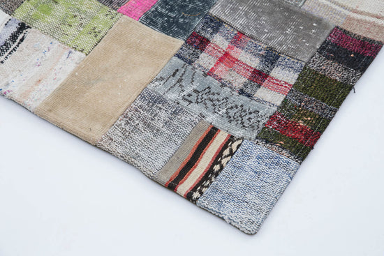 7x10 Multicolor Kilim Patchwork Rug - 30252