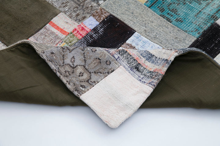 7x10 Multicolor Kilim Patchwork Rug - 30253