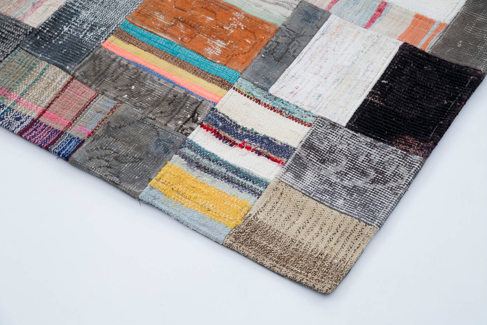 7x10 Multicolor Kilim Patchwork Rug - 30254