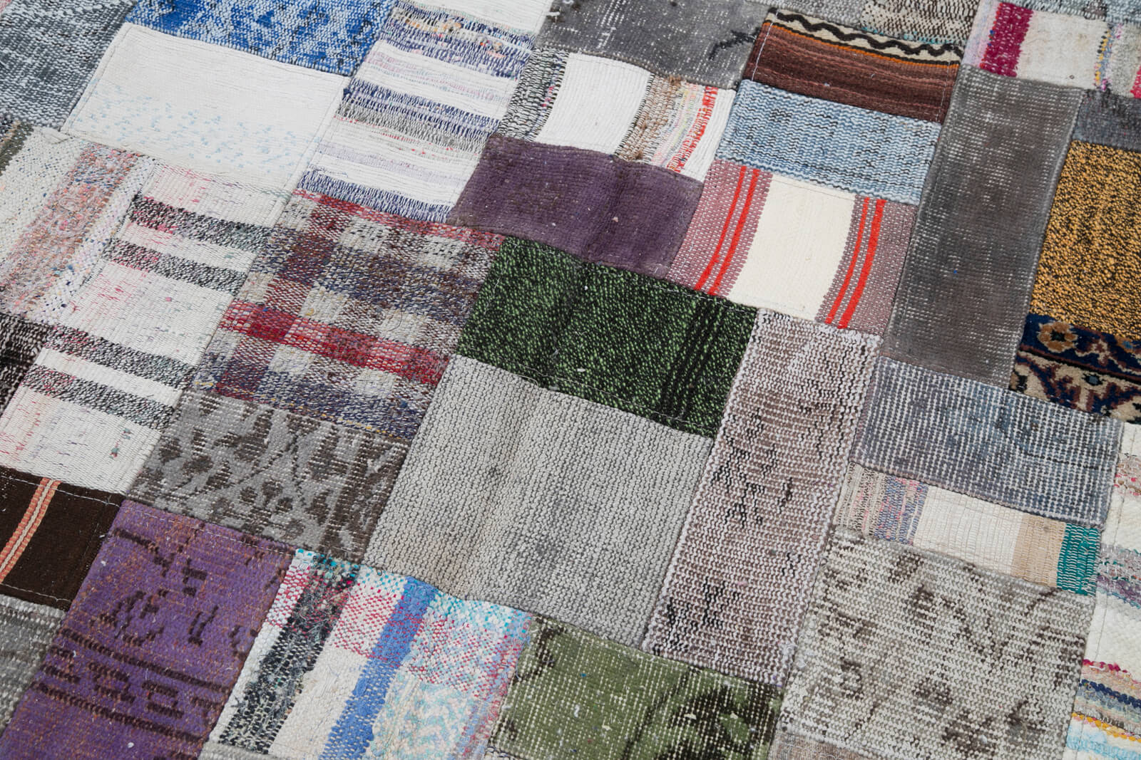 7x10 Multicolor Kilim Patchwork Rug - 30254