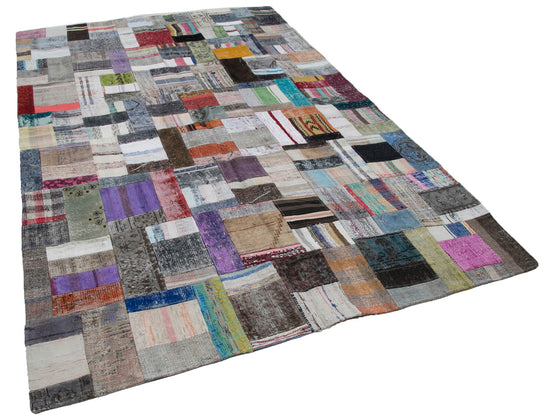 6x10 Multicolor Kilim Patchwork Rug - 30255