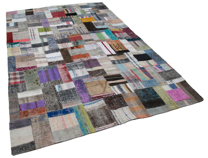6x10 Multicolor Kilim Patchwork Rug - 30255