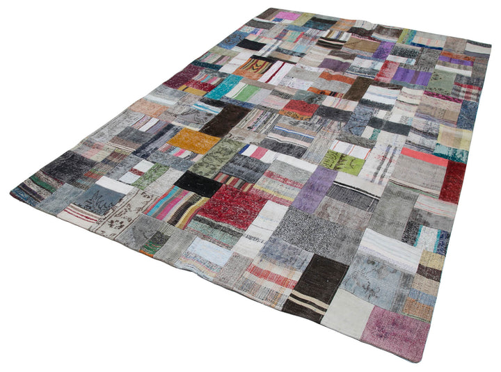 6x10 Multicolor Kilim Patchwork Rug - 30255