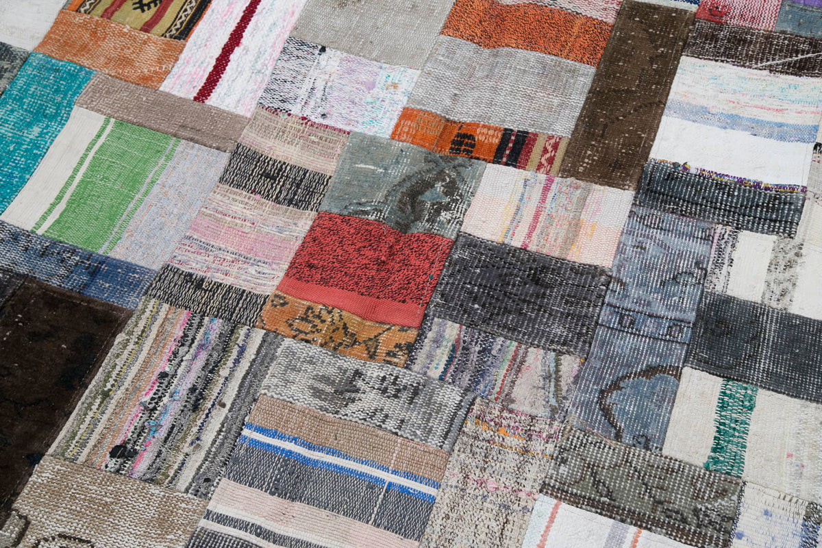 6x10 Multicolor Kilim Patchwork Rug - 30255