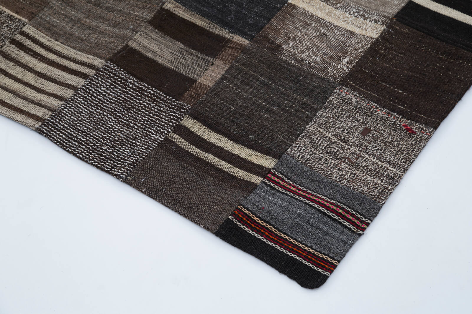7x10 Multicolor Kilim Patchwork Rug - 30256