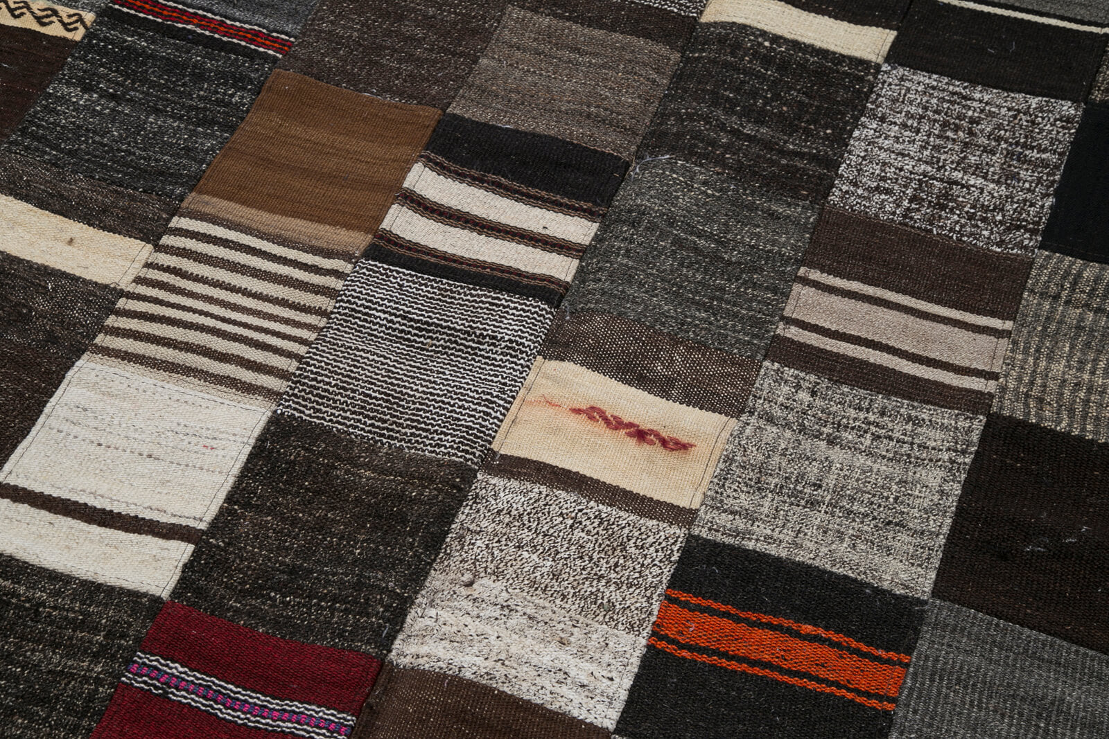 7x10 Multicolor Kilim Patchwork Rug - 30256
